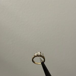 Engagement ring princess cut